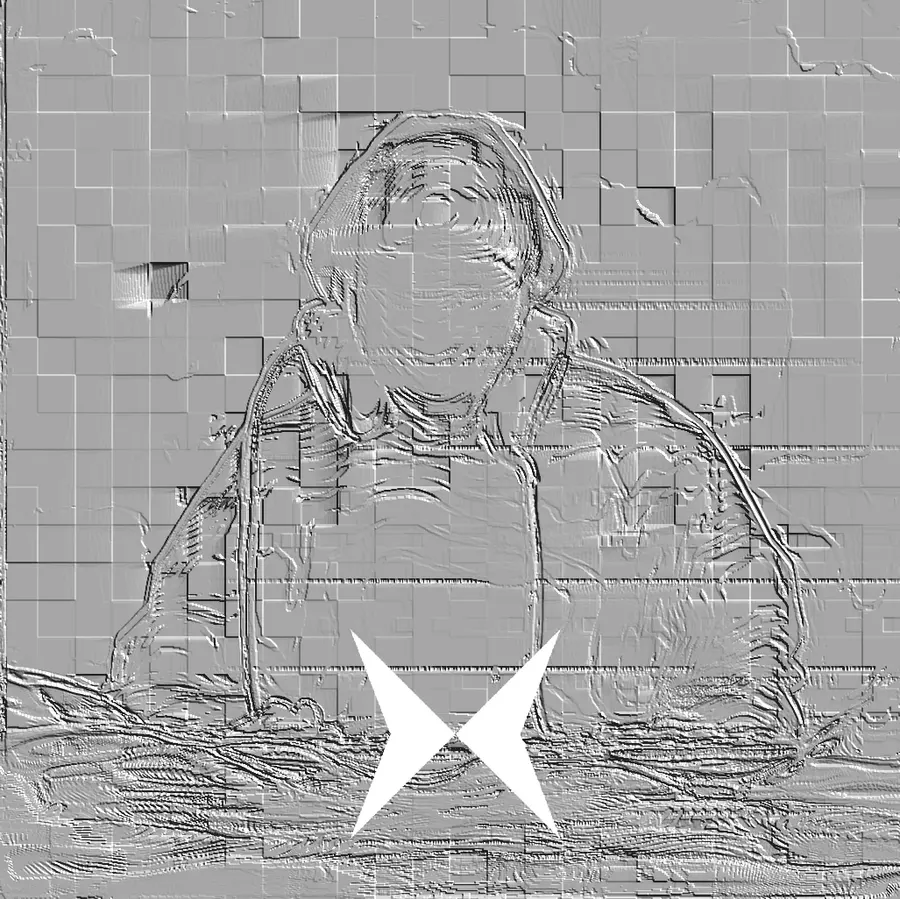 Cover two - the lone figure held inside a dark halo