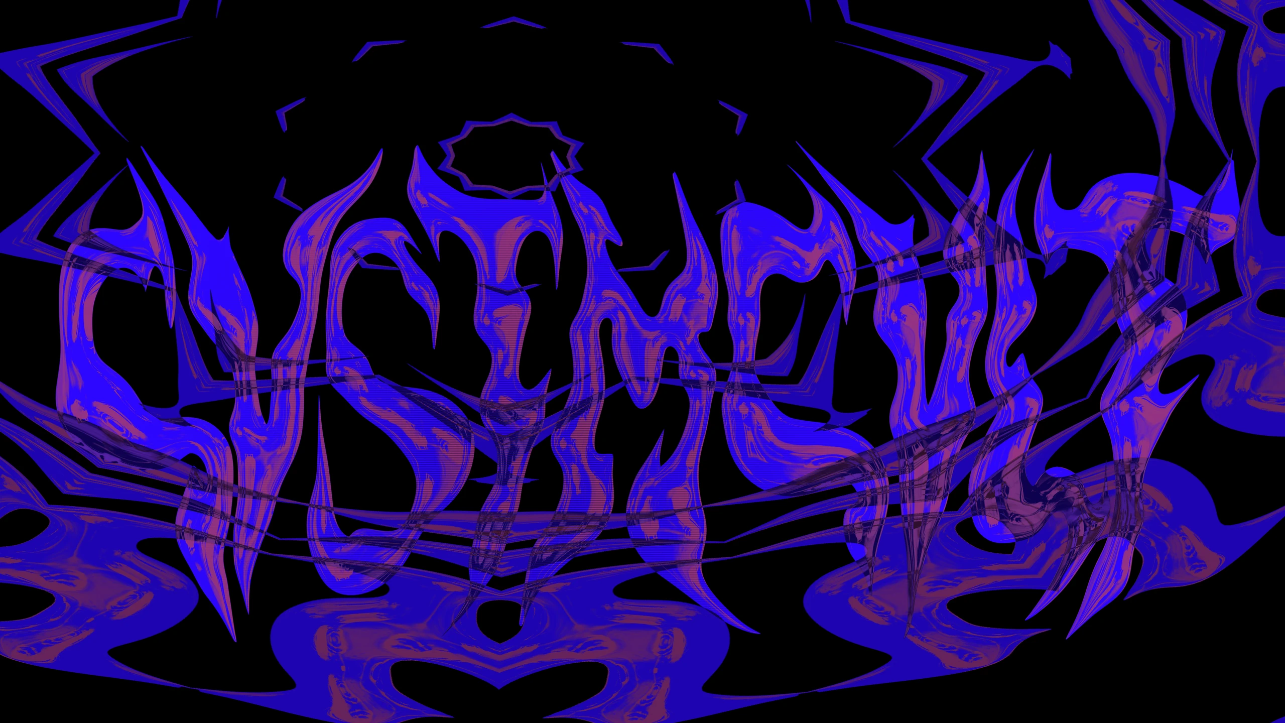 Threshold + Scanlines + Kaleidoscope