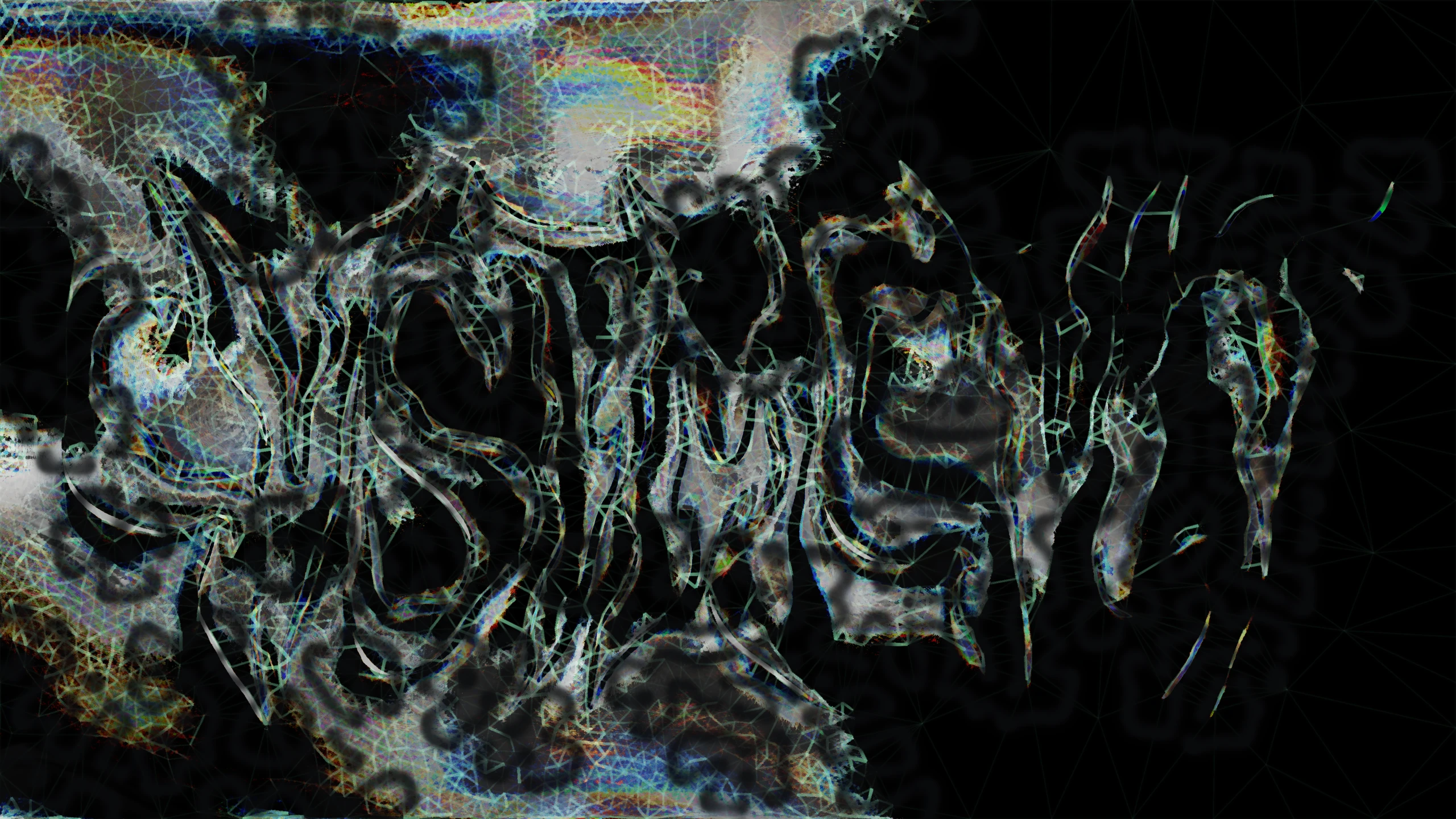 Image + Auto Contrast + Depth Shatter + Wireframe + Aniso Kuwahara + Reaction