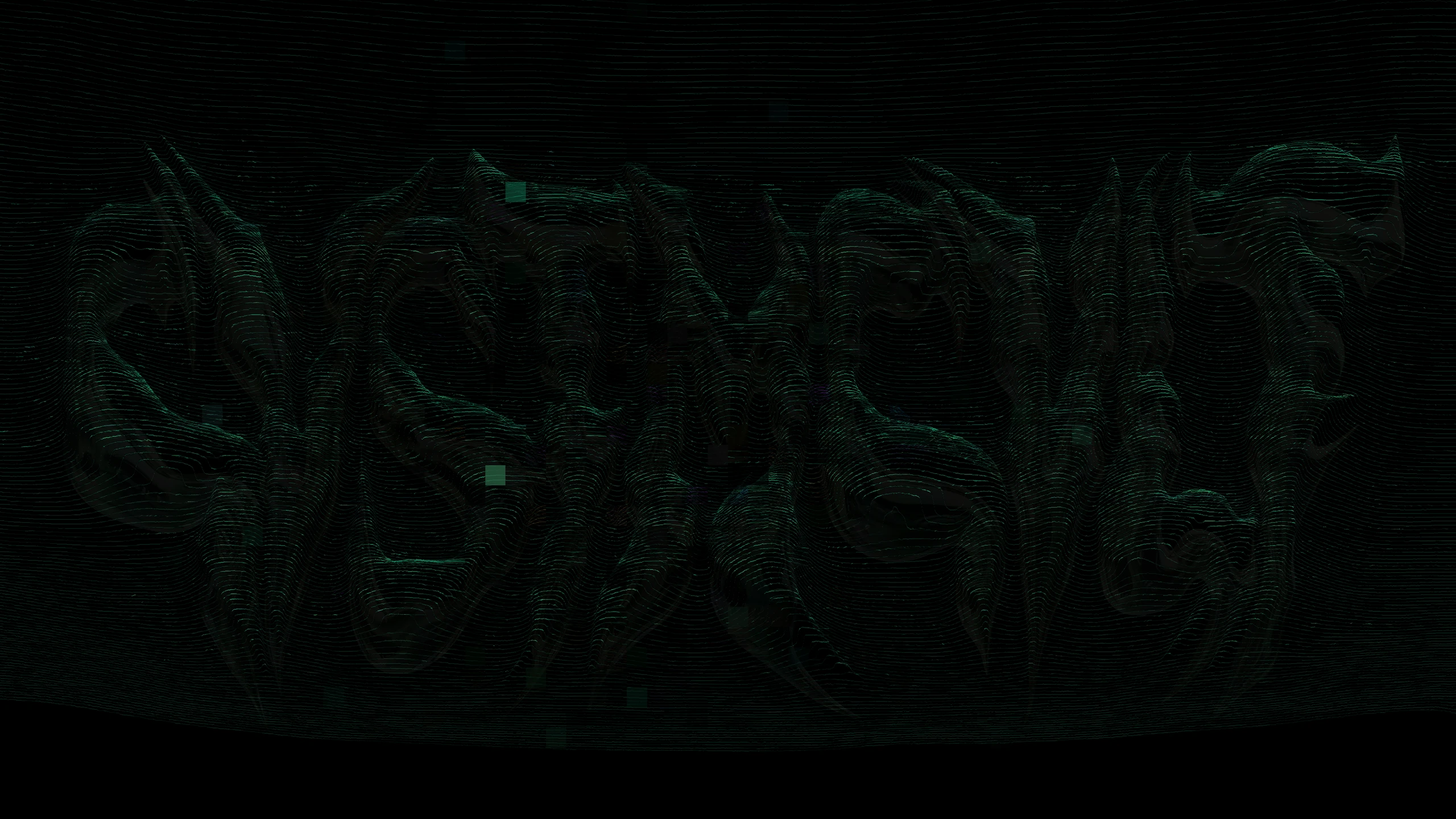 Display + Depth Grade + Scan Processor + Saturation + Displace Tear + Databend