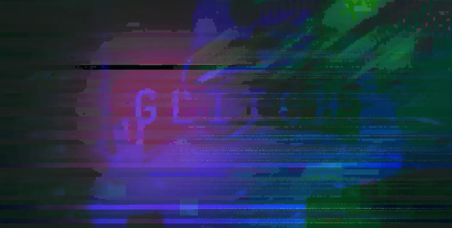 Green and magenta motion smear