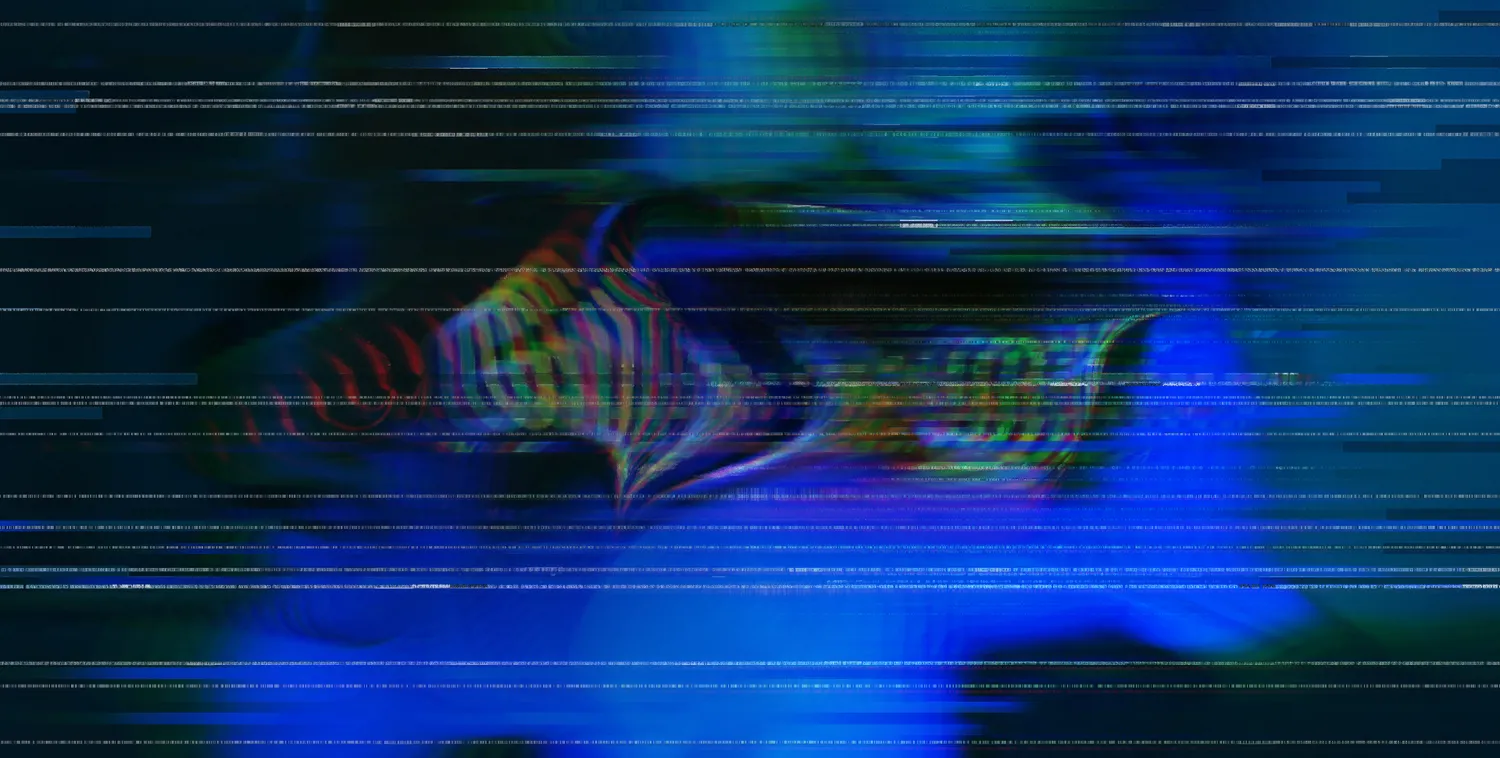 A blue melt streak pulling the frame sideways