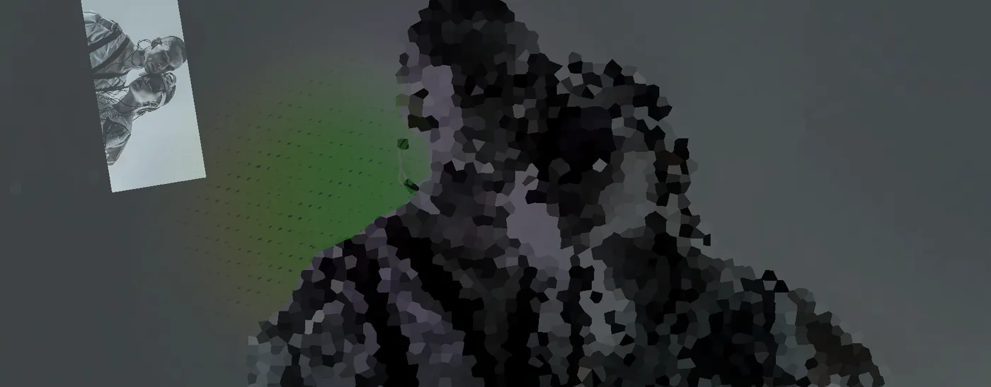 Roll — Voronoi + Moiré + HSV + Image