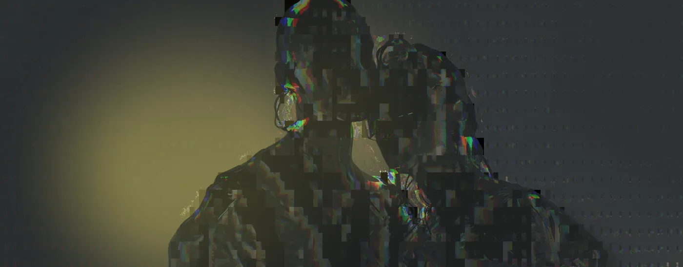 Roll — Block Mosaic + Chromatic Ab. + Transform + Glass + Atmospheric