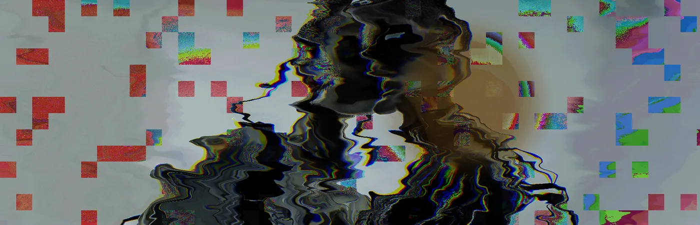 Roll — Domain Warp + Lenia + Pixel Sort + Databend